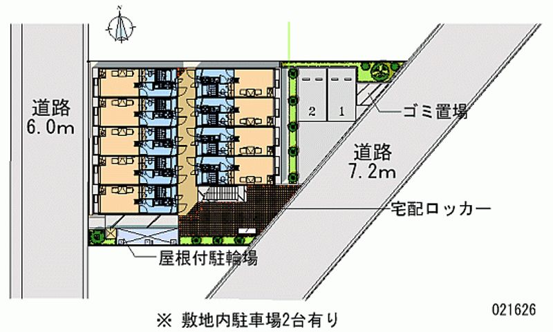 レオパレス中央林間 区画図