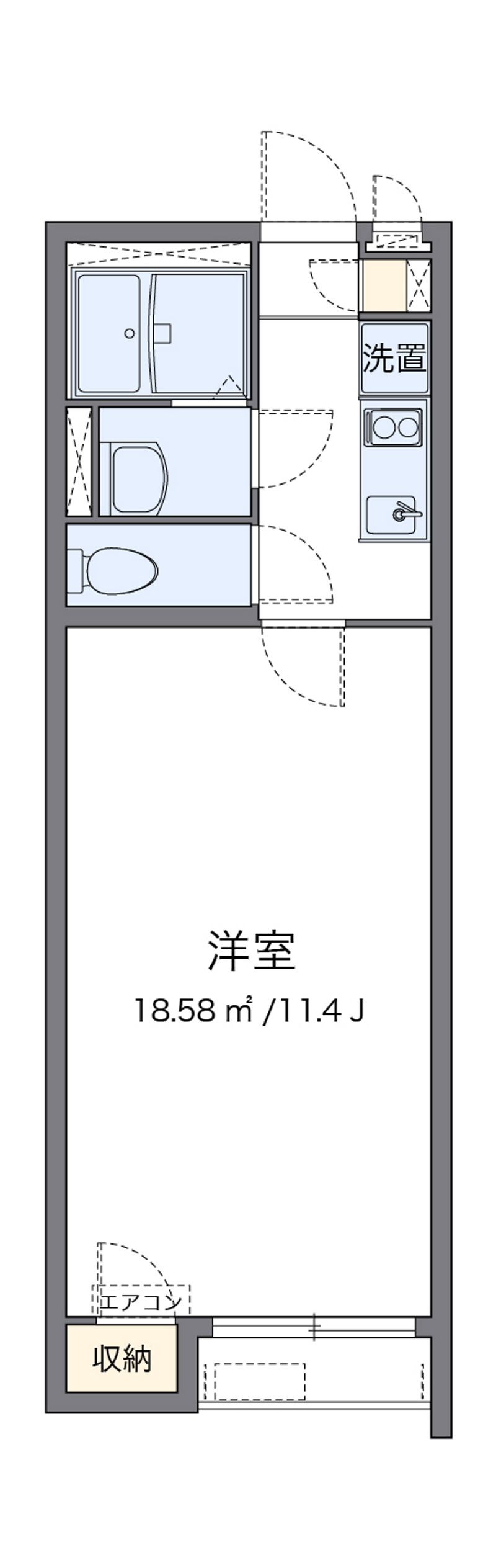 クレイノプランドール 間取図