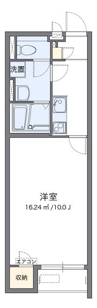 クレイノシャイン万倍 間取り図
