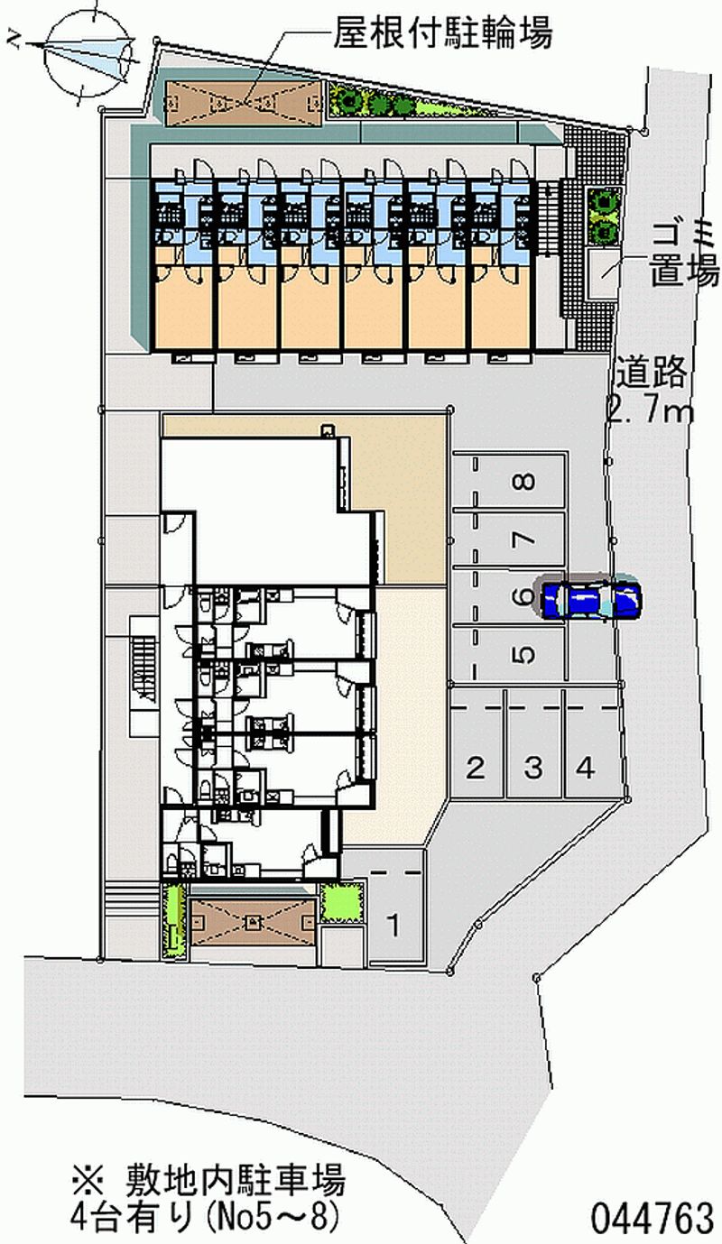 レオパレス日野本町 月極駐車場