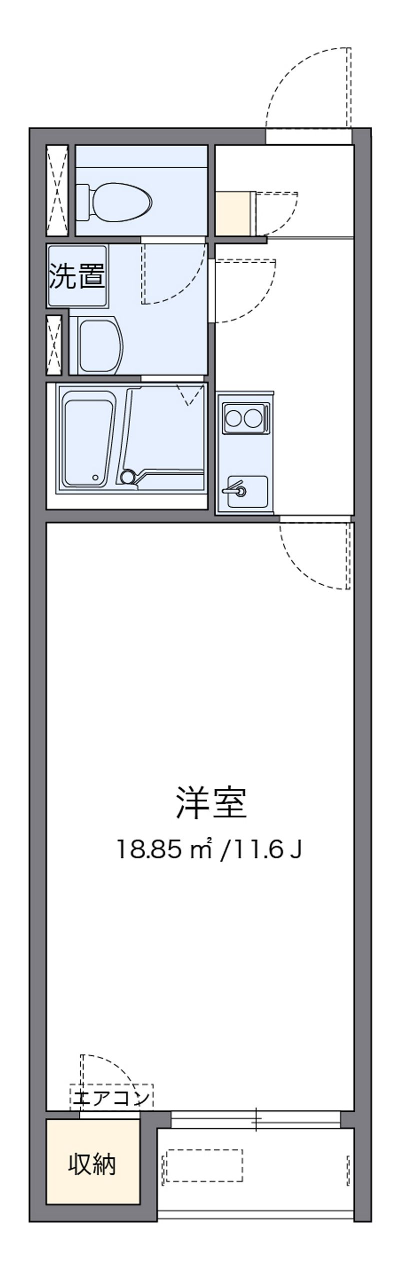 レオネクスト西大村 間取図