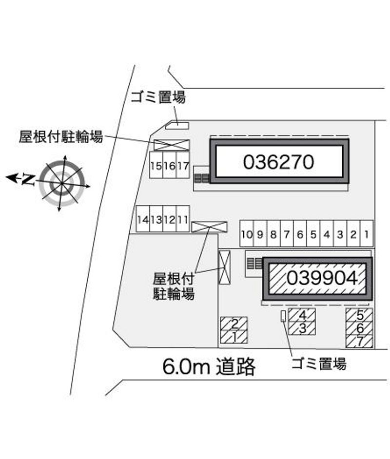 レオパレスインパクトⅡ 配置図