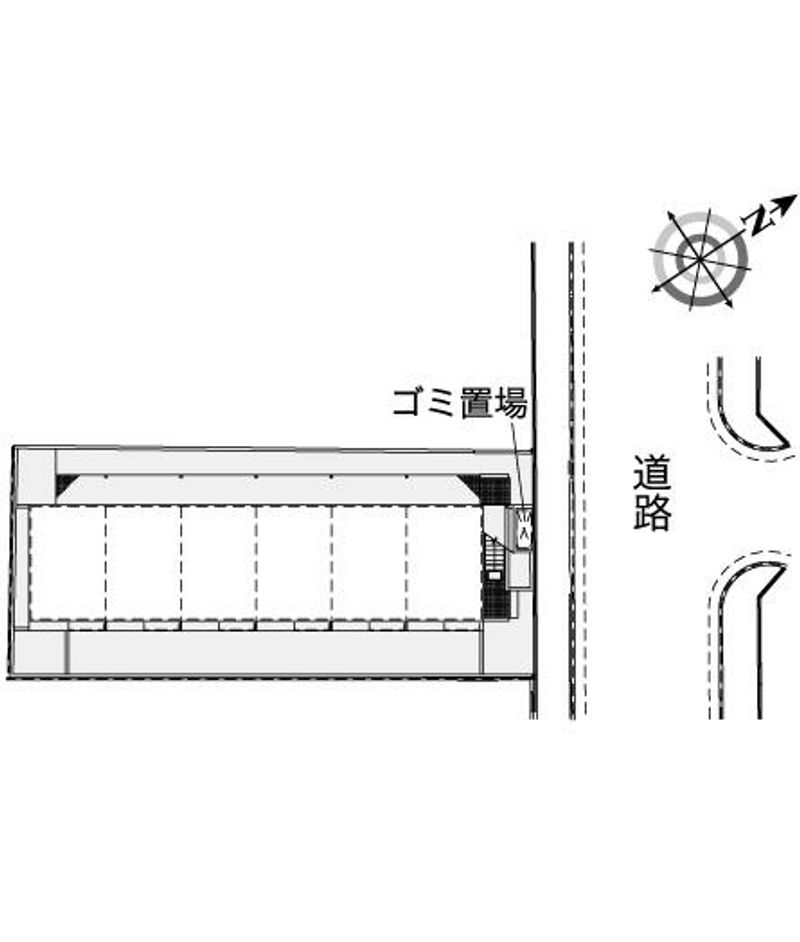 レオパレスデュオ　グラーティア 配置図