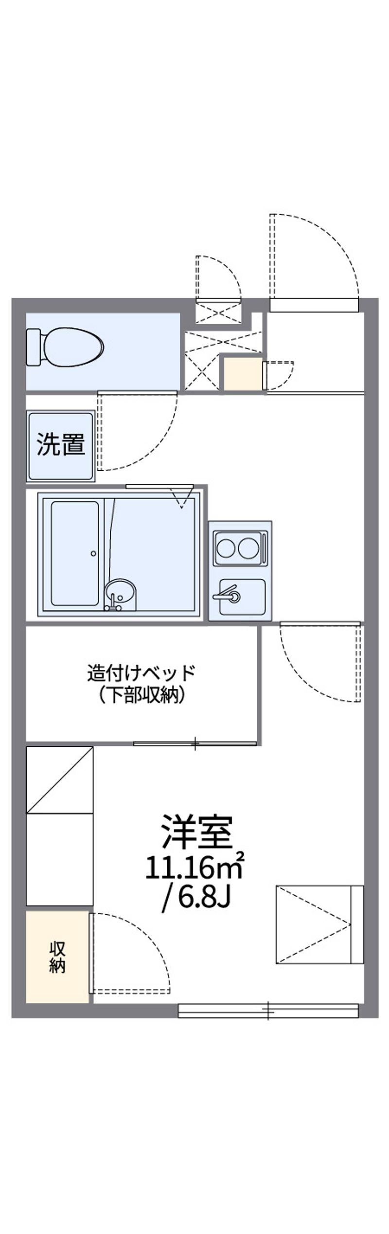 レオパレス泉 間取図