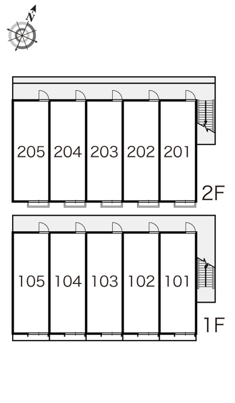 レオパレスシャンブル 間取り配置図