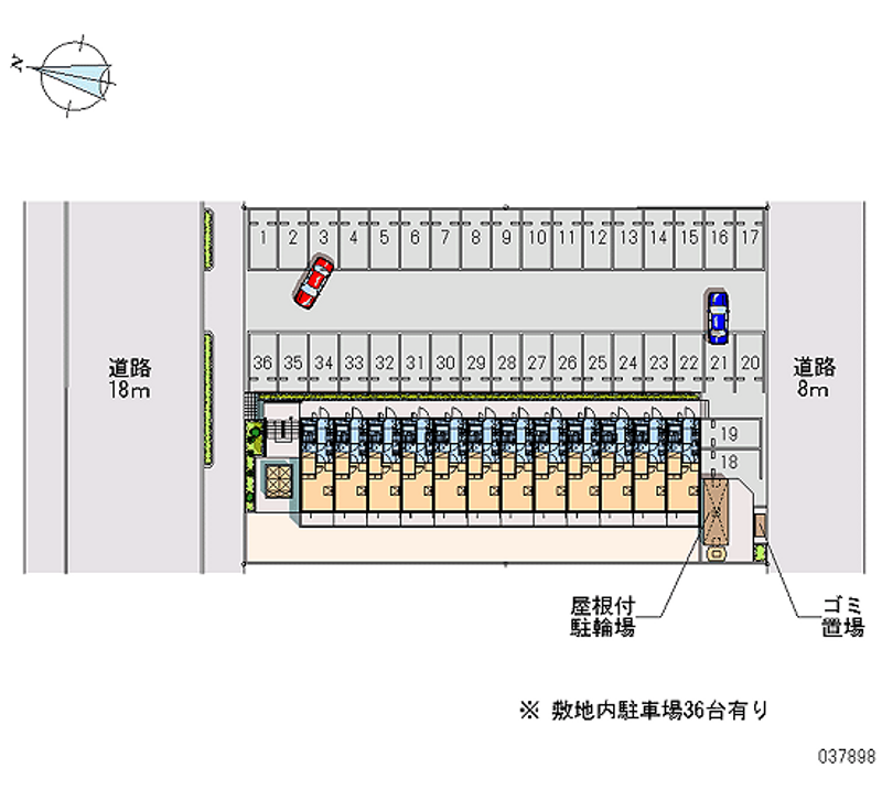 37898 Monthly parking lot