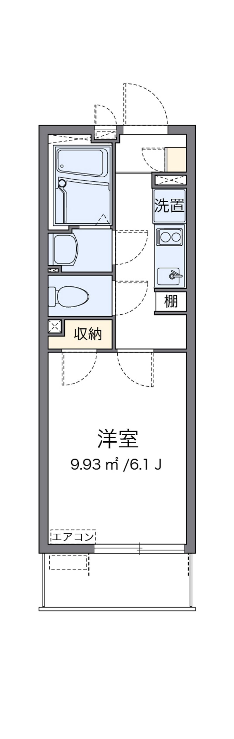 クレイノスペランツァⅠ号館 間取図