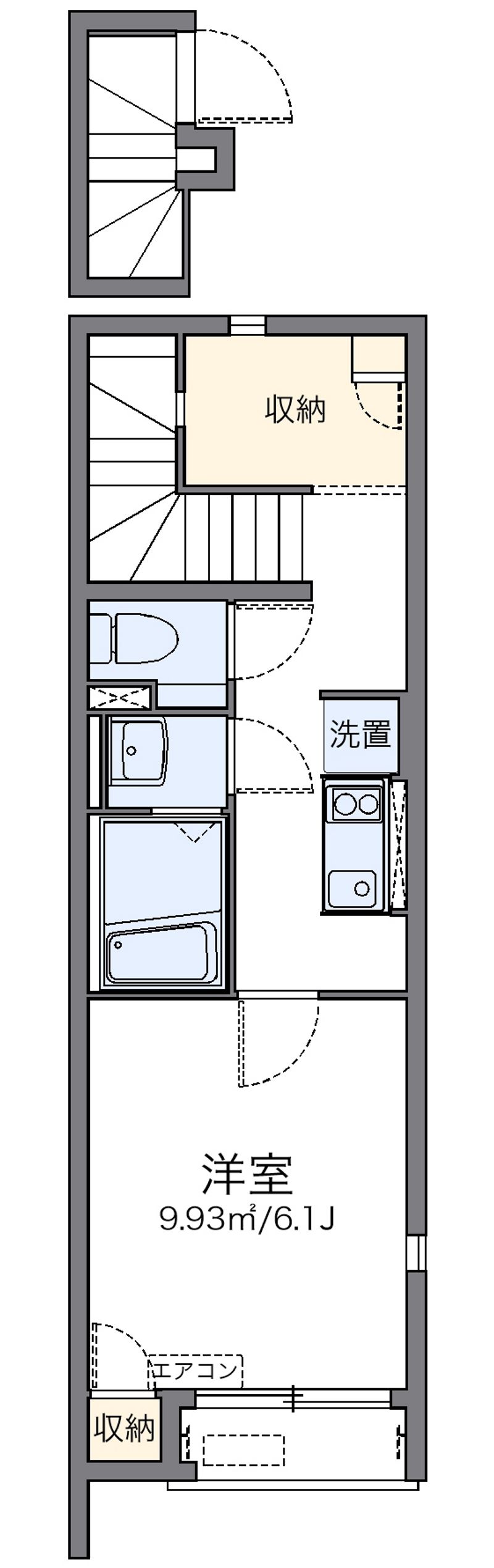 レオネクストラーシュ 間取図