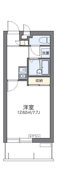 レオパレス牧志 間取り図