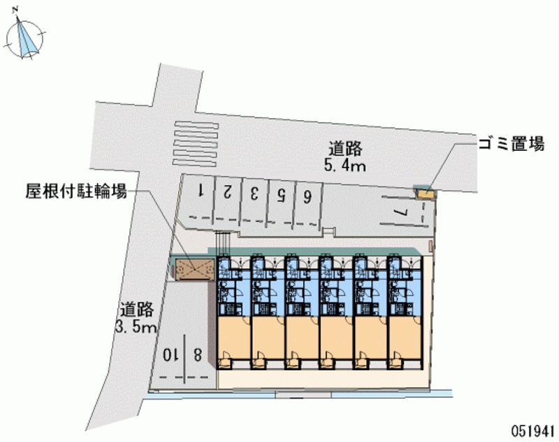 レオネクストプルニエ五日市 月極駐車場