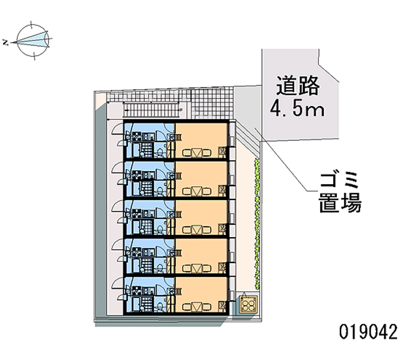 レオパレスチェリーヒルズ 区画図