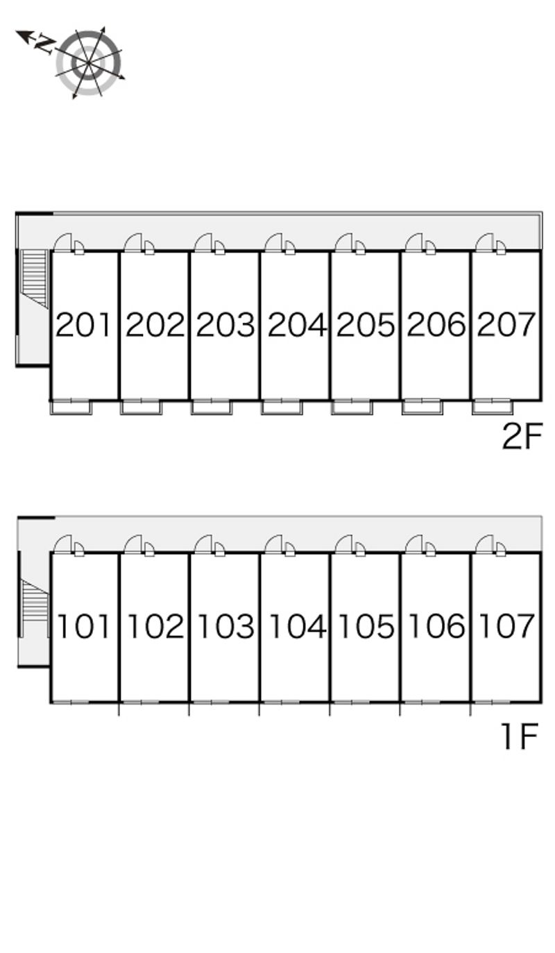 レオパレスサンシャイン 間取配置図