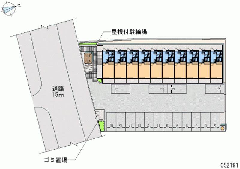 52191 bãi đậu xe hàng tháng