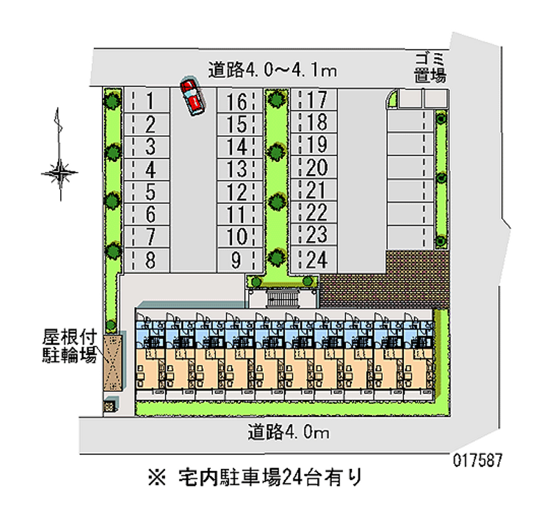 17587月租停车场