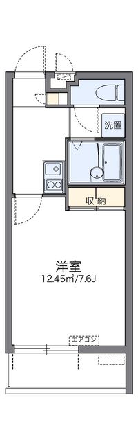レオパレス泉の森 間取り図