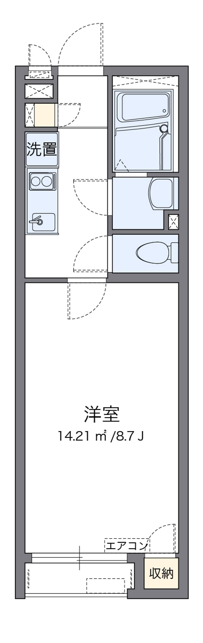 クレイノフォレスト早坂 間取図
