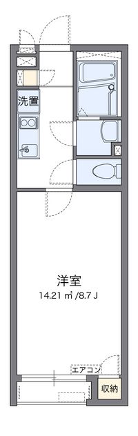 クレイノフォレスト早坂 間取図