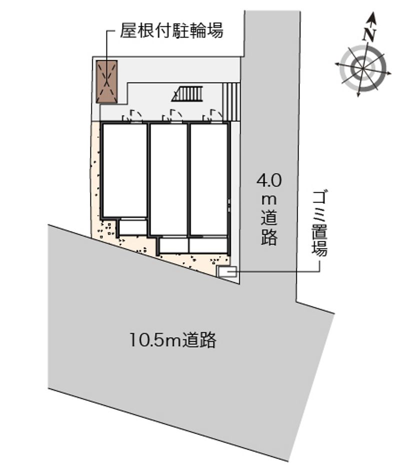 クレイノＮＡＫＡＭＵＲＡ 配置図