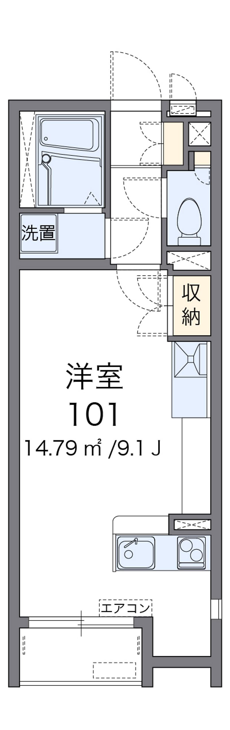 レオネクスト敬 間取図