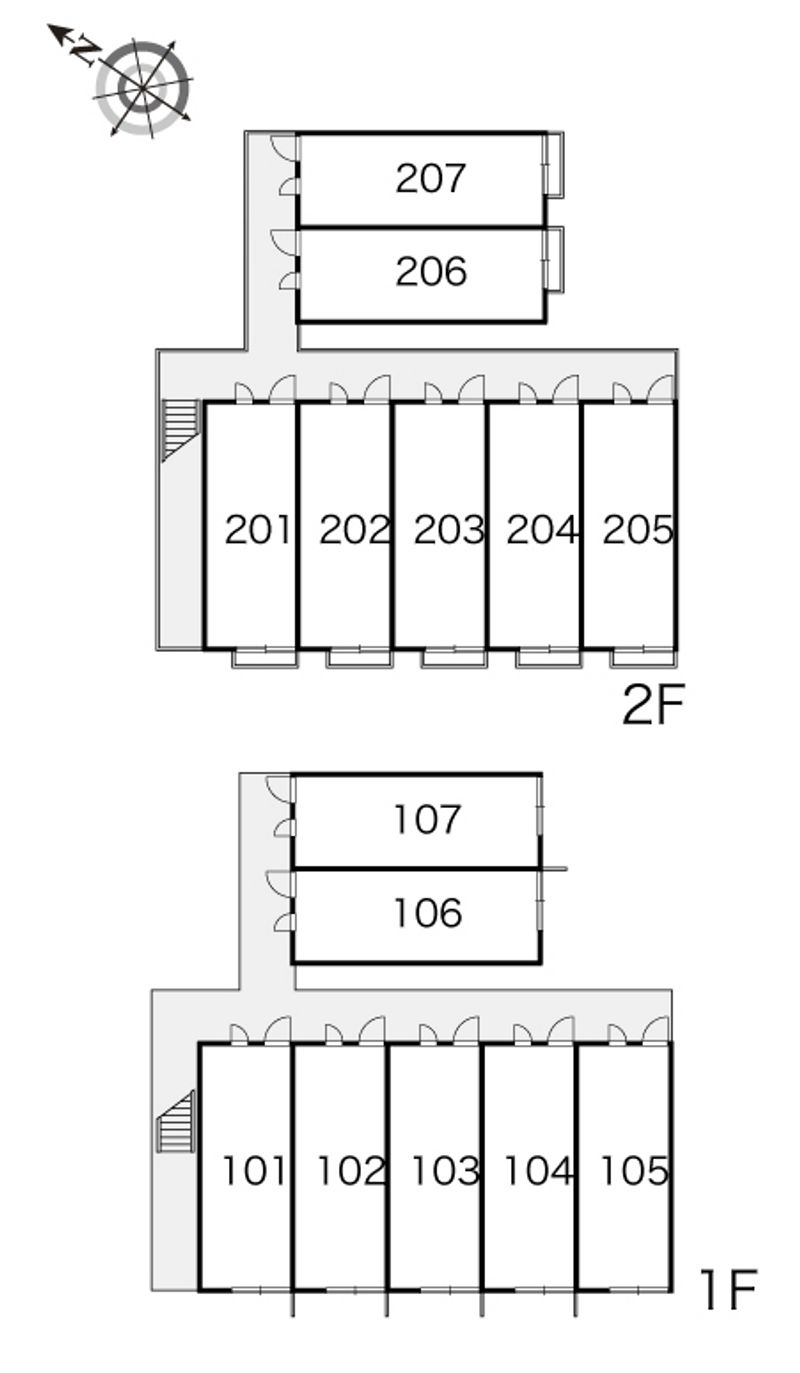 レオパレスＳＡＳＡ 間取配置図