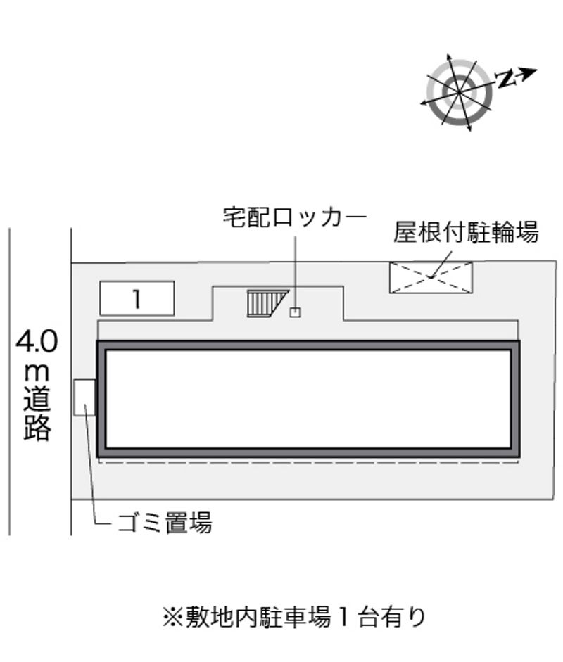 レオパレスライトフィールド 配置図
