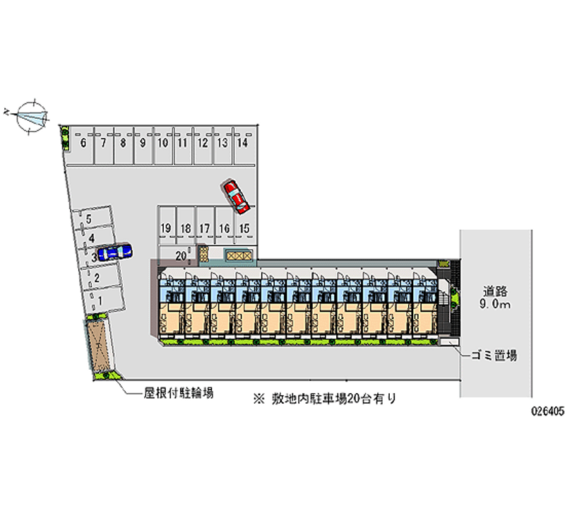 26405 Monthly parking lot