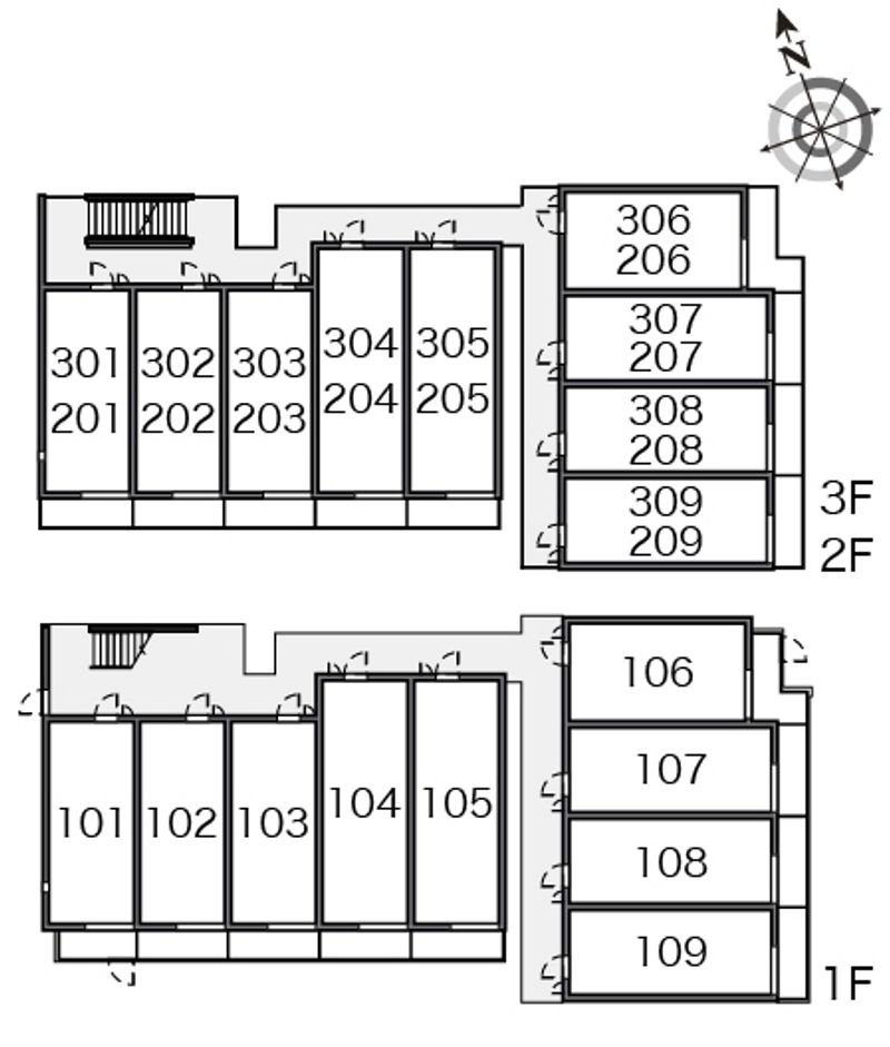 ミランダパークヒルズ妙蓮寺 間取配置図