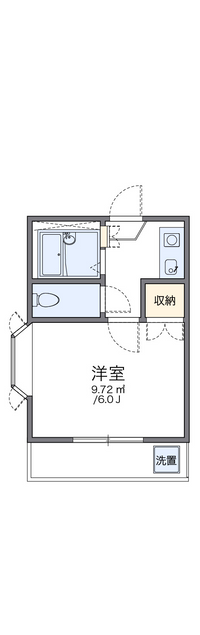 レオパレス中野第７ 間取り図