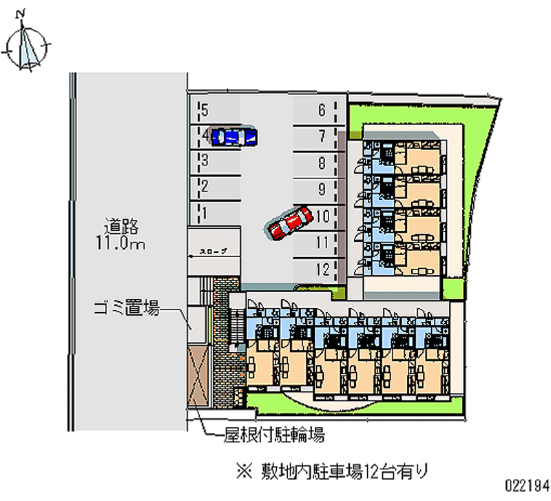 22194 Monthly parking lot