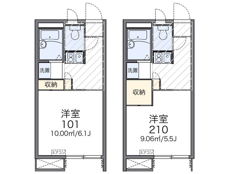 レオパレスメルシー 間取図