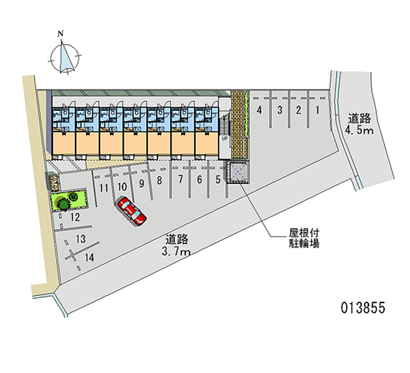 レオパレスＫＡＺＵ　２０００ 月極駐車場