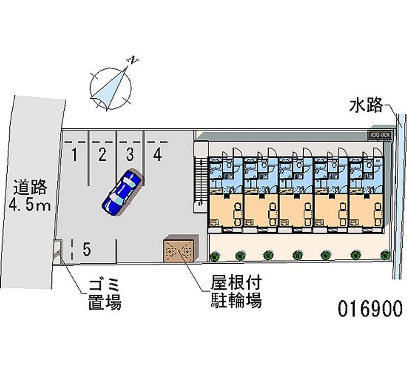 レオパレス山口Ｃ 月極駐車場