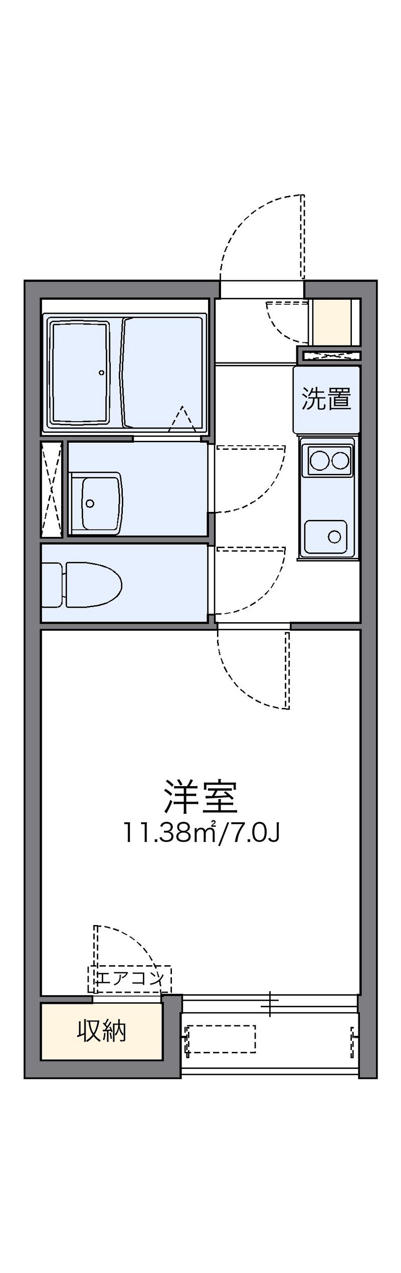 レオネクスト山手 間取図
