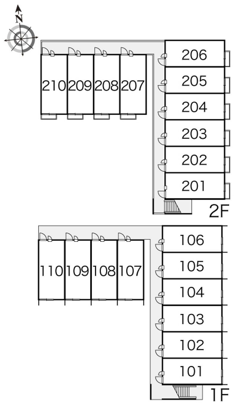 レオパレスＱＬＡ 間取配置図