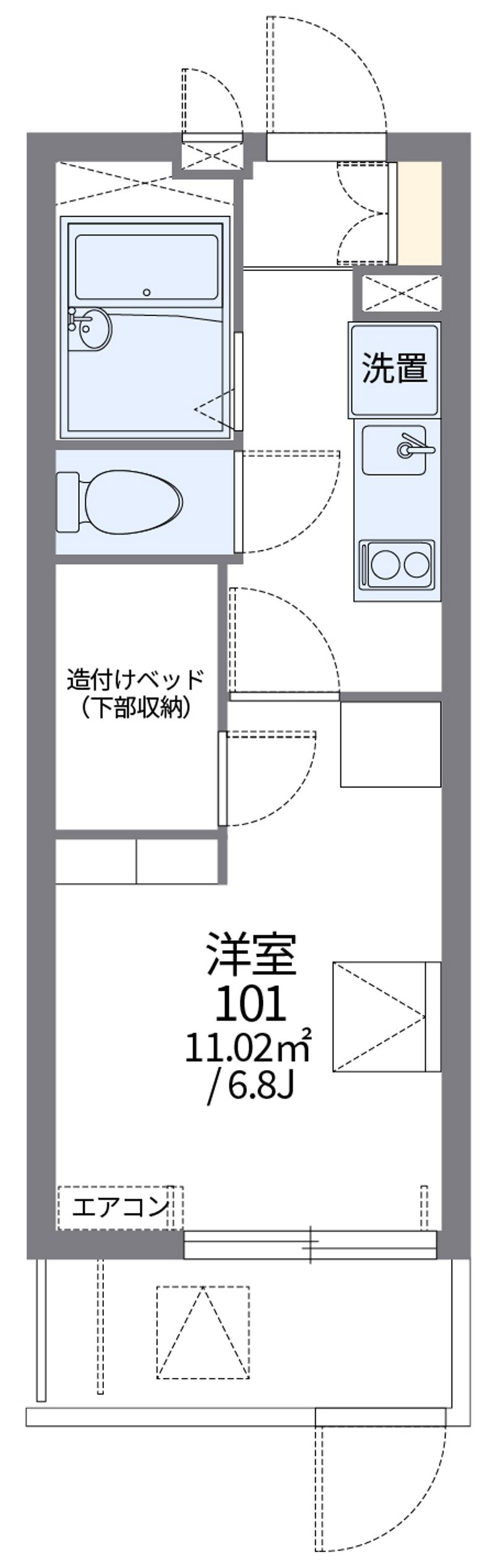 レオパレスＫＥＮ 間取図