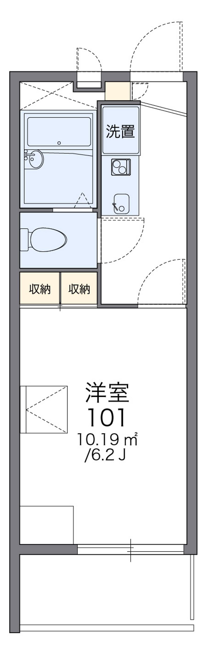 レオパレスＮＯＡＨ 間取図