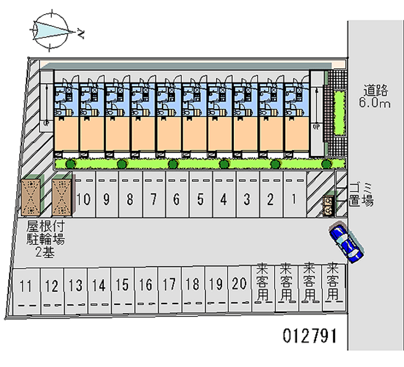 12791月租停车场