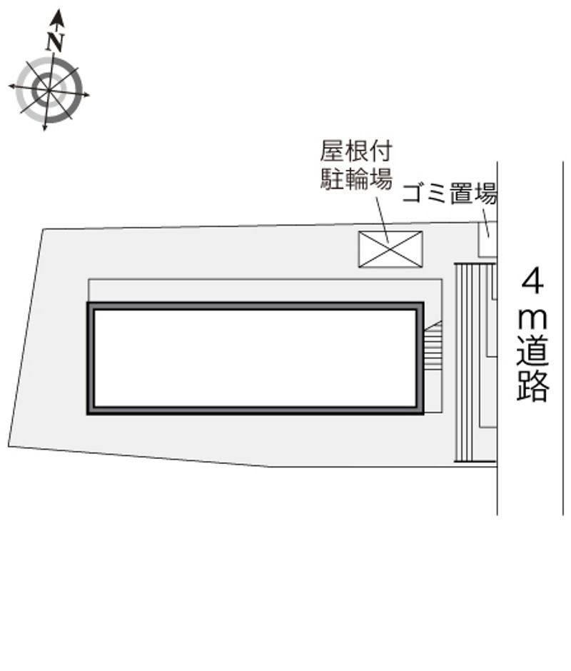 レオパレス高野台 配置図