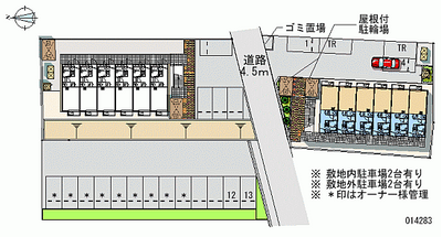 14283 Monthly parking lot