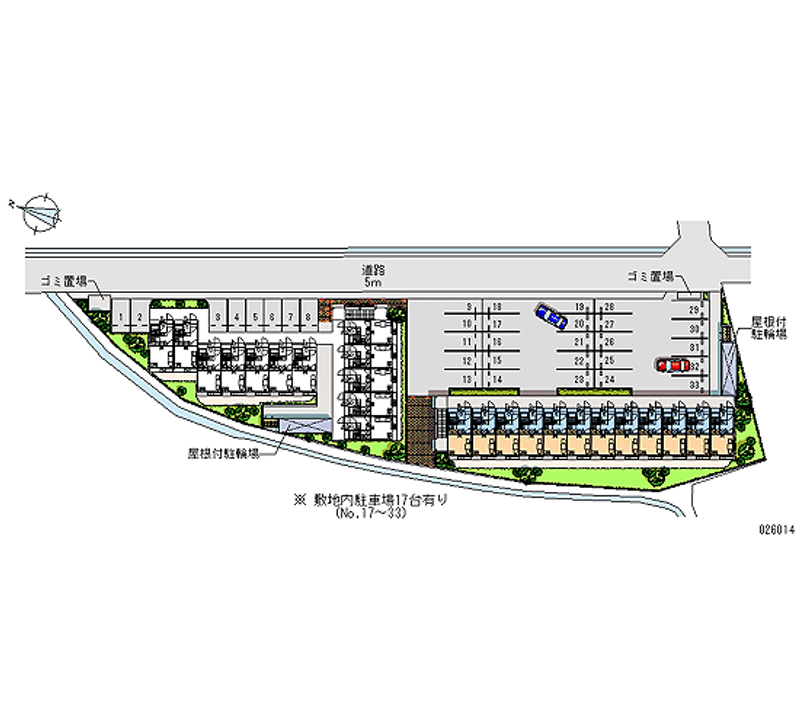 26014 Monthly parking lot