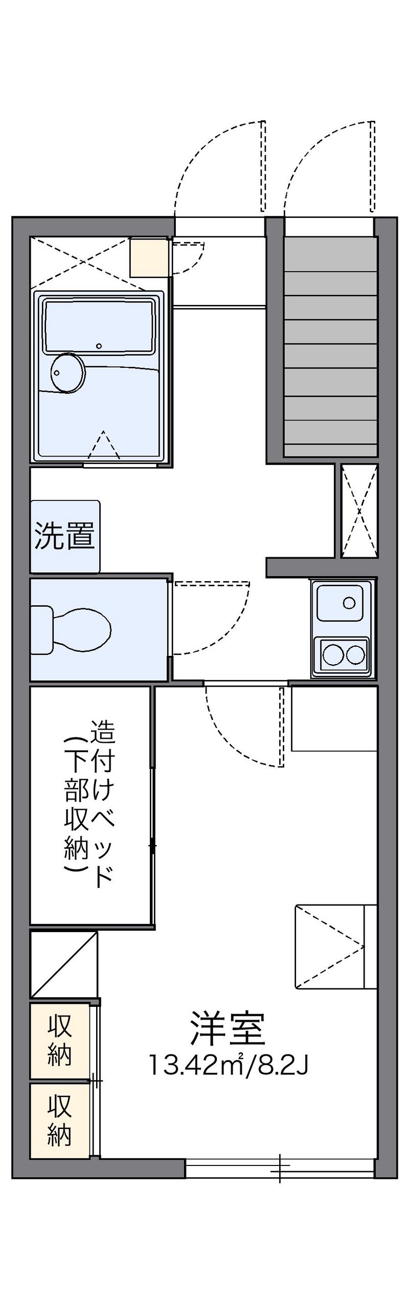 レオパレスネクスト 間取図