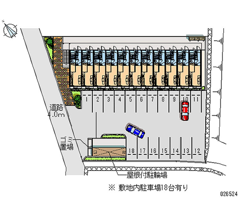 26524 bãi đậu xe hàng tháng