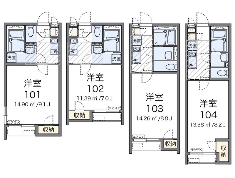 クレイノルタンブル大成 間取図