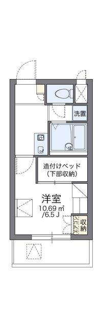 レオパレスエミル　ジョセフ　Ⅰ 間取り図