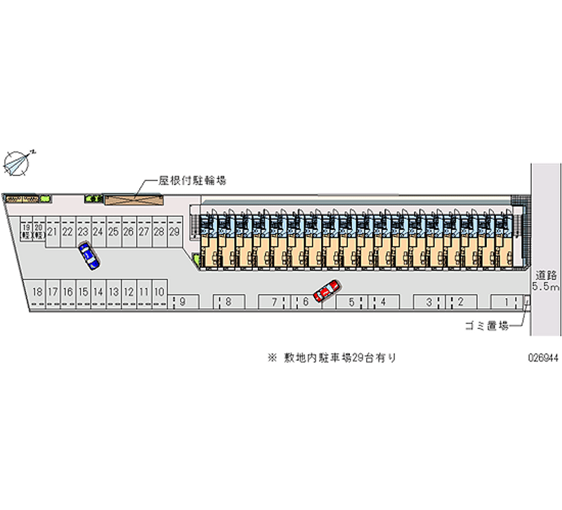 レオパレスＧｒａｃｅ 月極駐車場