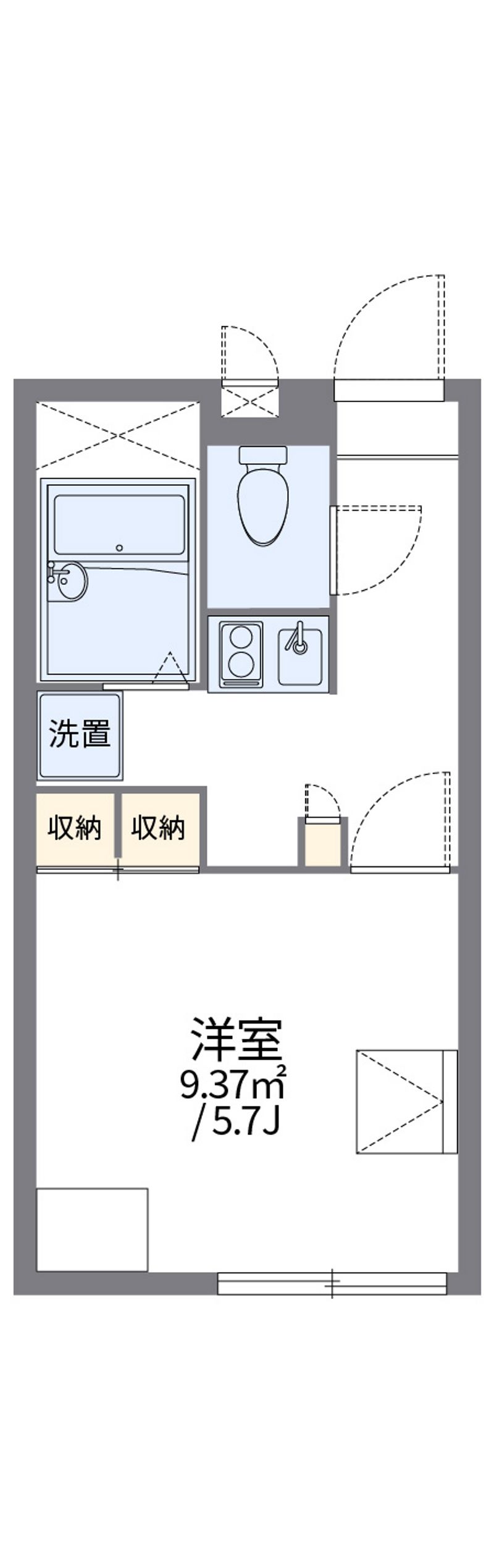 レオパレスＵＴＯＧＡＲＩＡ 間取り