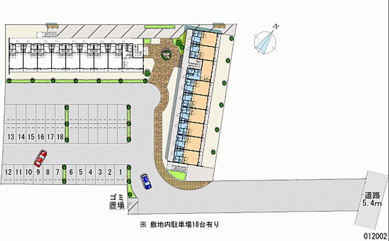 レオパレスメゾンヒラツカＢ 月極駐車場