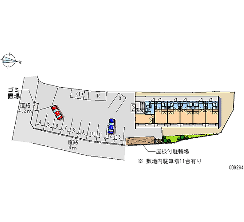 レオパレスレインボー 共用部分