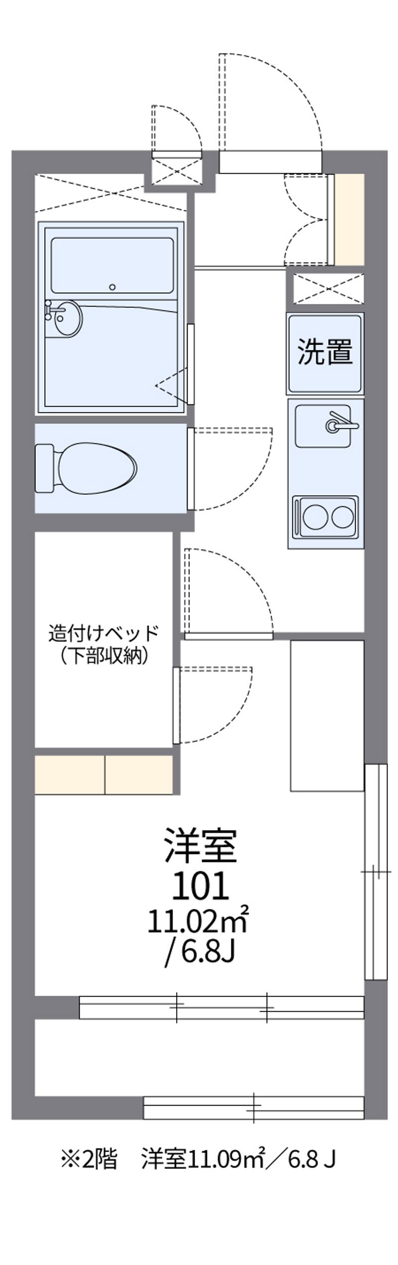 レオパレスＡＬＥＧＲＥ 間取り