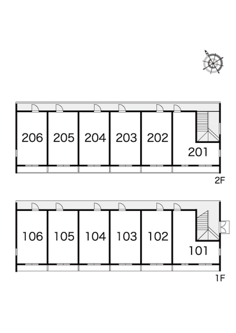 レオパレスＧｒａｎｄＣｈａｒｉｏｔ 間取配置図
